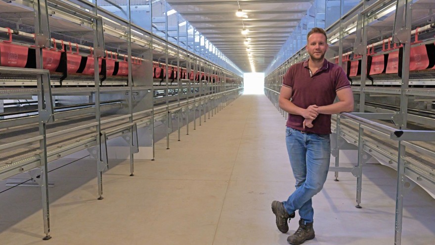 Bio-Geflügelhalter Edward Nijk