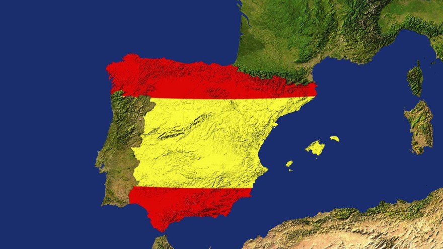 Karte Spanien