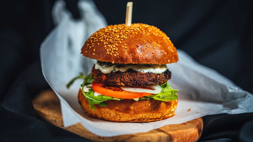 veggie burger