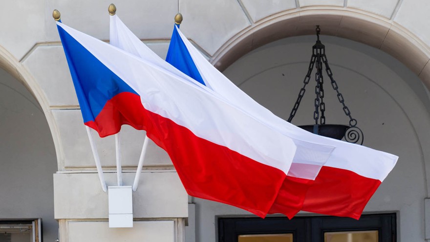 Tschechische Flagge