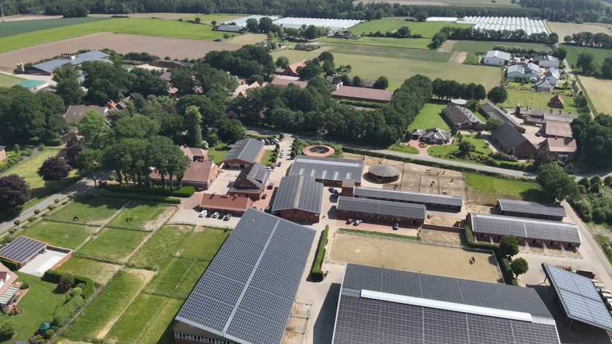 Luftbild Hof in Niedersachsen