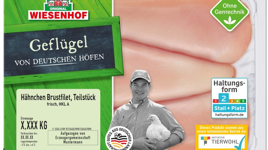 Geflügelfleischpackung Wiesenhof