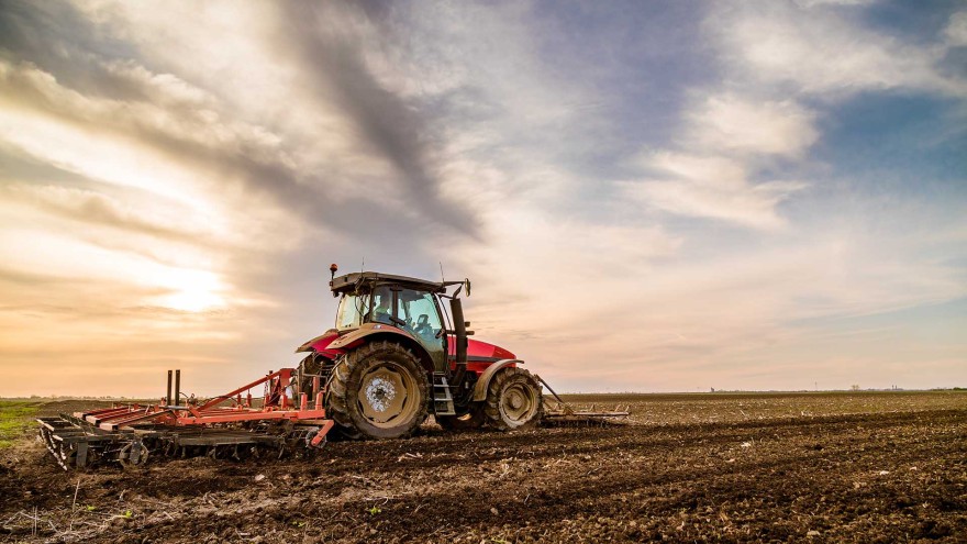 Traktor Frühling