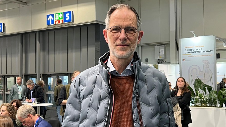 Hähnchenmäster auf der EuroTier