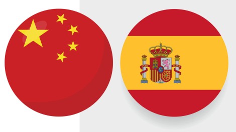 Spanien und China
