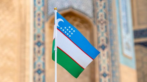 Flagge Usbekistan