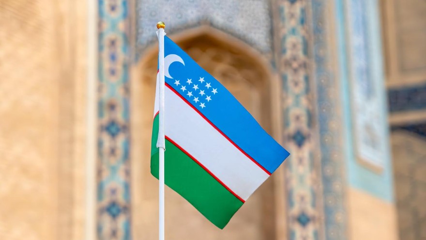 Flagge Usbekistan