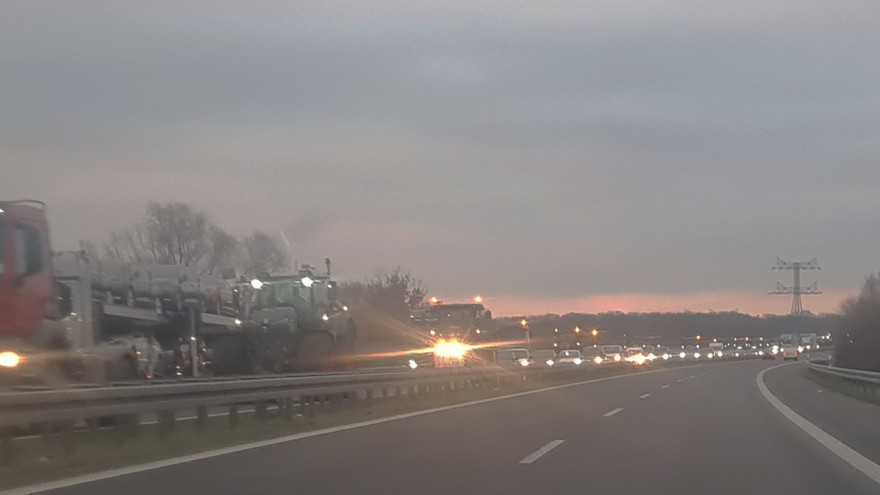 Agrardiesel Großdemo Landwirte